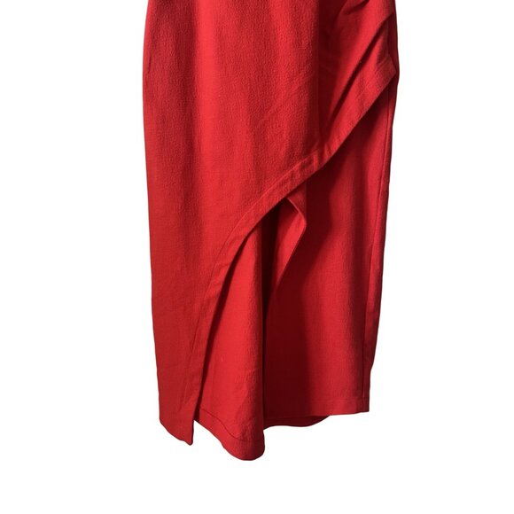 NWT Anthropolgie Maeve Red Squarneck Dress 14 - Picture 8 of 16